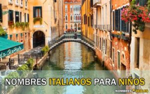 Nombres Italianos para Niños