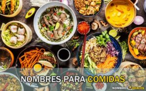 Nombres para Comidas