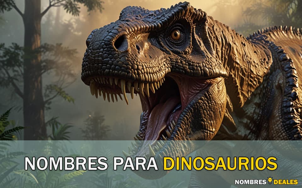 nombres para dinosaurios