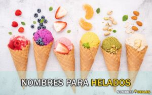 Nombres para Helados