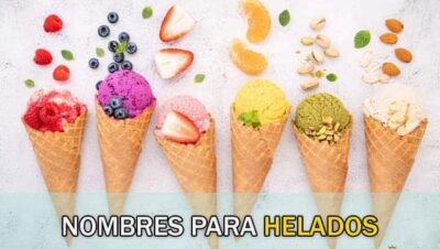 Nombres para Helados