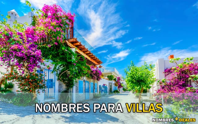 Nombres para Villas