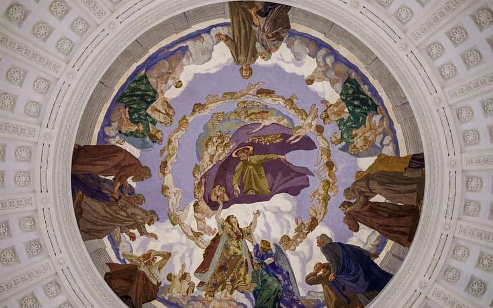 pintura cristiana cupula