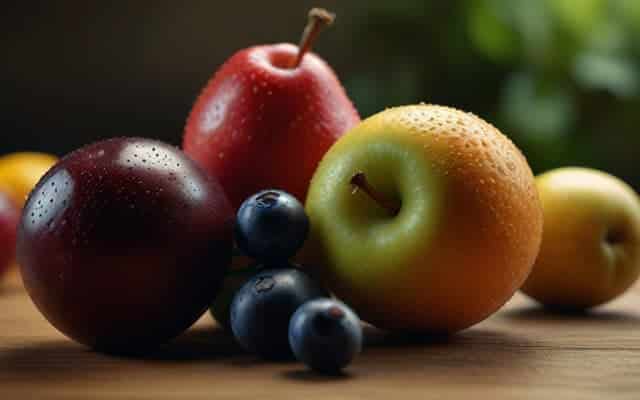 render frutas variadas